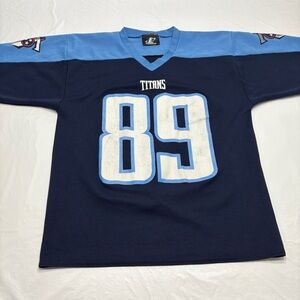 Frank Wycheck #89 Tennessee Titans NFL Logo Athletic Jersey Men’s Medium